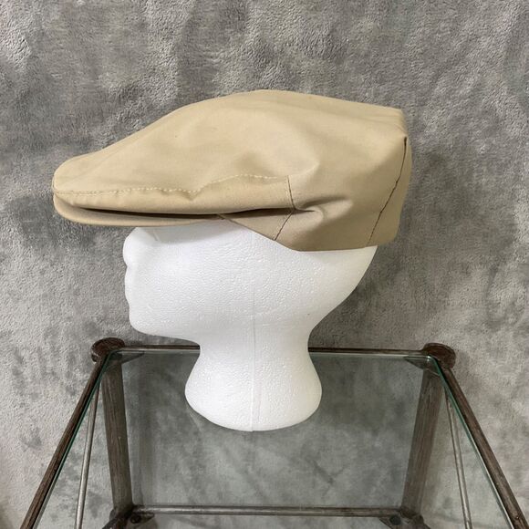 VTG.  Dorfman Pacific Golf Cabbie Cap Newsboy Hat Size L Snap front satin lined - Picture 1 of 7